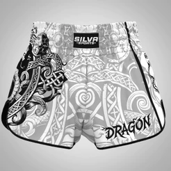 Short Muay Thai Dragon Oriental Masculino | Fight Short MMA, Kickboxing, Treino e Luta