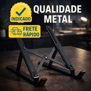 Base Suporte Dobrável para Notebook tablet em Alumínio Ajustável, Portátil, Resistente e Ergonômico em Oferta na Shopee
