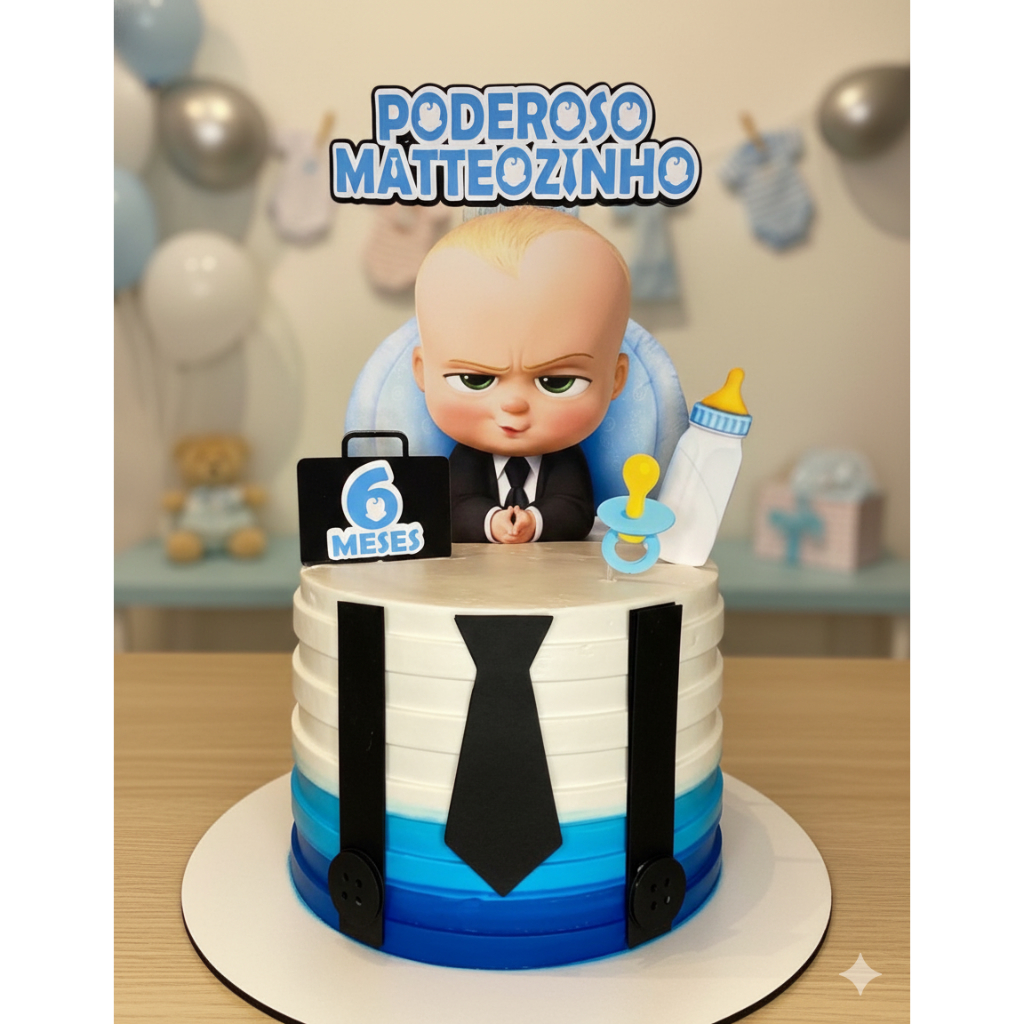 Topo topper de Bolo poderoso chefinho Personalizado Nome Idade | Topper Cake poderoso chefinho chefinha