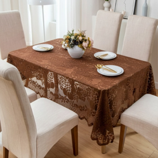 Toalha para Mesa de Jantar 4 Cadeiras 1,50x1,50 Renda Trabalhada em Oferta na Shopee