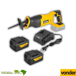 Serra Sabre Vonder ISSV1822 Sem Fio Com 2 Baterias e Carregador Bivolt