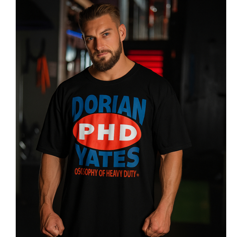 Camiseta OverSized Dorian yates Treino Academia Leve e Confortável
