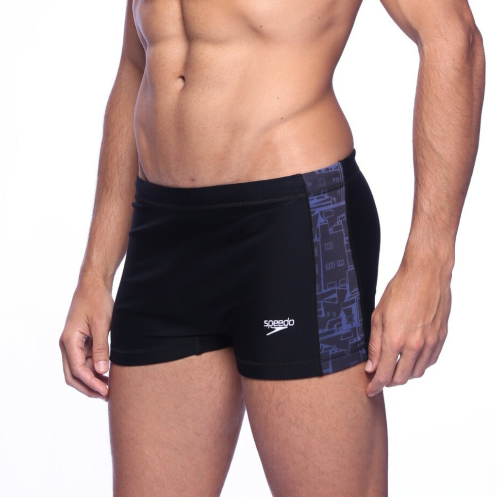 Sunga Boxer Comunidade Speedo Adulto Praia Piscina Lazer Natação Treinos - AZUL NOTURNO PRETO