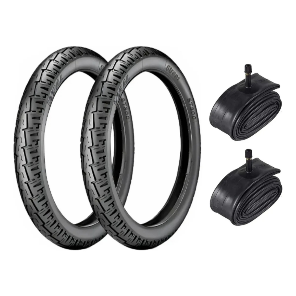 Pneu Dianteiro Traseiro Aro 18 Vipal St300 Intruder 125