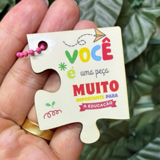 Kit Chaveiro quebra cabeça PERSONALIZADO em Oferta na Shopee