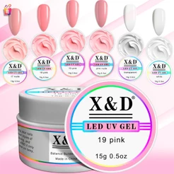 GEL PARA UNHAS X&D 15ML – ALONGAMENTO E CONSTRUÇÃO PROFISSIONAL