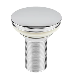 Válvula Click Ralo Pia Cuba Banheiro Lavabo Inteligente ABS 7/8 Cromado Fácil Instalação Veda Cheiro