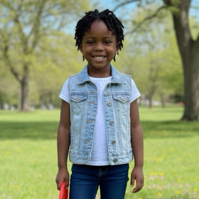 Colete Jens Claro Infantil Menina 6/7 Anos Old Navy