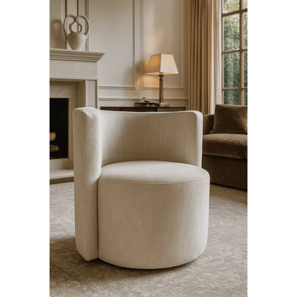 Poltrona Orgânica Napa Sofá 1 Lugar Tecido BOUCLÉ IMPERIAL Modernidade e Conforto