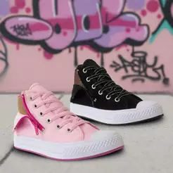 Tênis Cano Alto Infantil Menina 23ao34 Casual Fashion 11.146