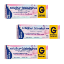 Pomada Nistatina + Óxido de Zinco 60g Antifúngica e Protetora em Oferta na Shopee