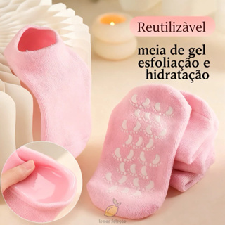 Kit de Meias e Luvas de Hidratação para Mãos e Pés – Reutilizável Contra Ressecamento em Oferta na Shopee
