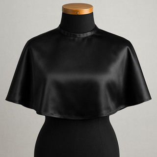 Capa de Maquiagem em Cetim Anti Mancha Protege Roupa Profissional