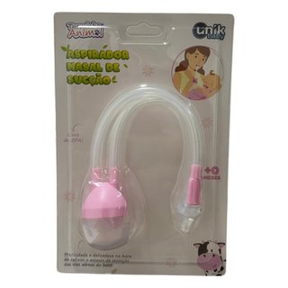 Aspirador Nasal Infantil de Sucção Menina - Rosa