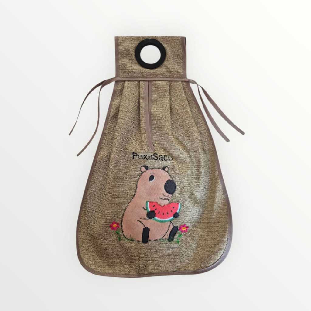 Porta Sacola Estampada Para Decoração De Cozinha Bordada Puxa Saco em Oferta na Shopee