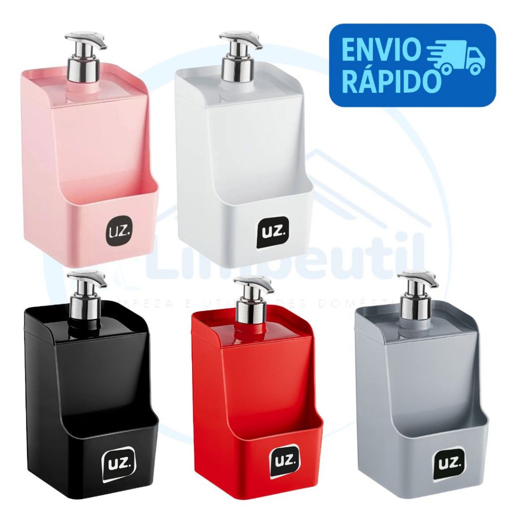 Porta Detergente Dispenser Slim 500ml - Uz Utilidades em Oferta na Shopee