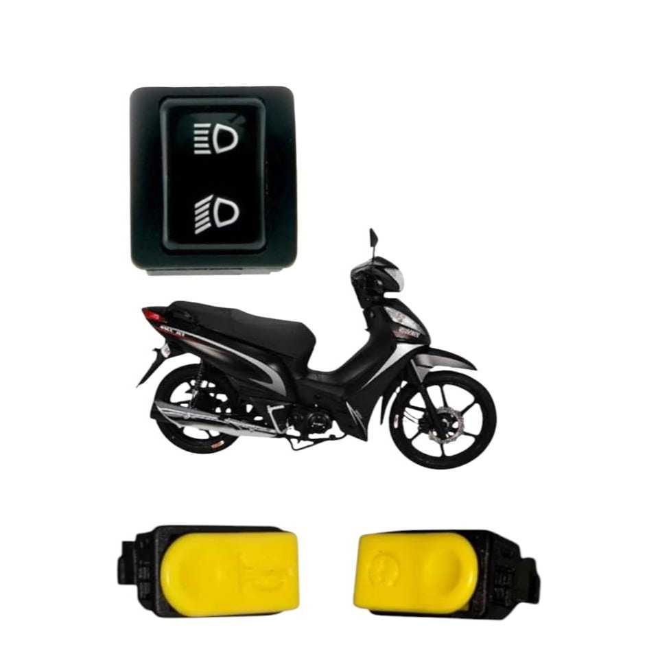 KIT BOTOES BUZINA/PARTIDA/FAROL SHINERAY JET 50
