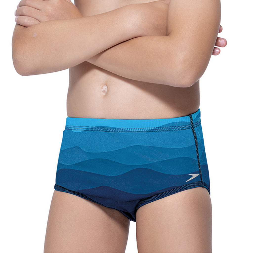 Sunga Tradicional Infantil Waves Speedo Tecido Antiodor Proteção UV Secagem Rápida -  MARINHO em Oferta na Shopee