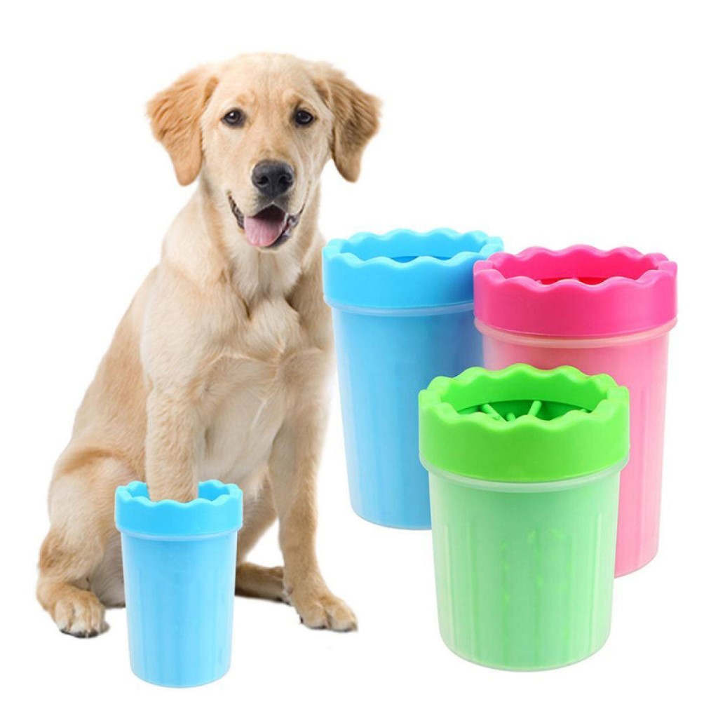Limpa Patas Cães Animais  Silicone Lava Patas Limpador Patas