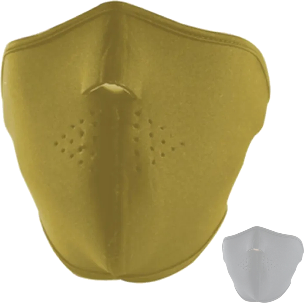 Mascara Airsoft Tática Ntk Em Neoprene Respirável Caqui mascara de proteção meia face esportes