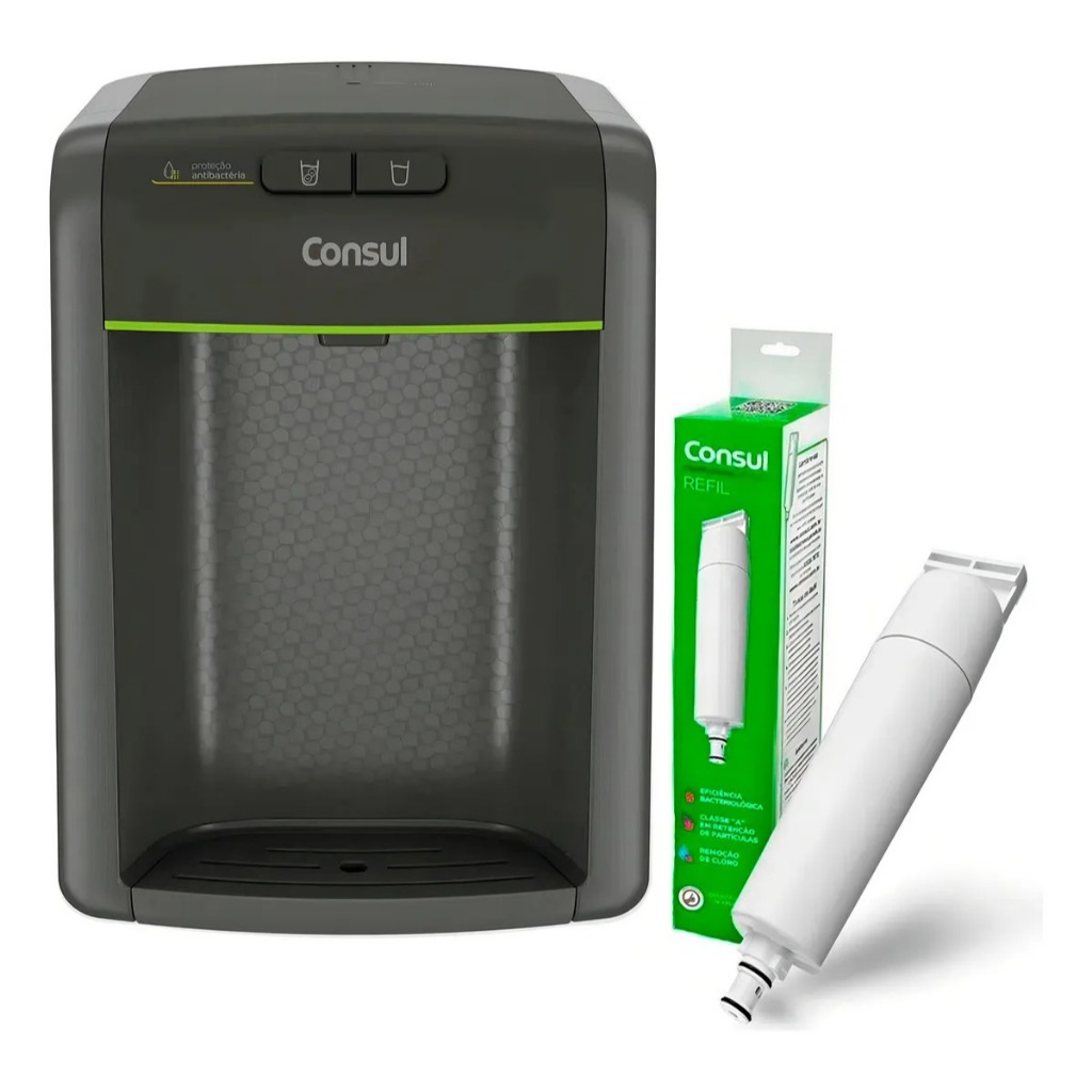 Kit Purificador de água CPB34AF + Refil Filtro CIX06AX Consul em Oferta na Shopee