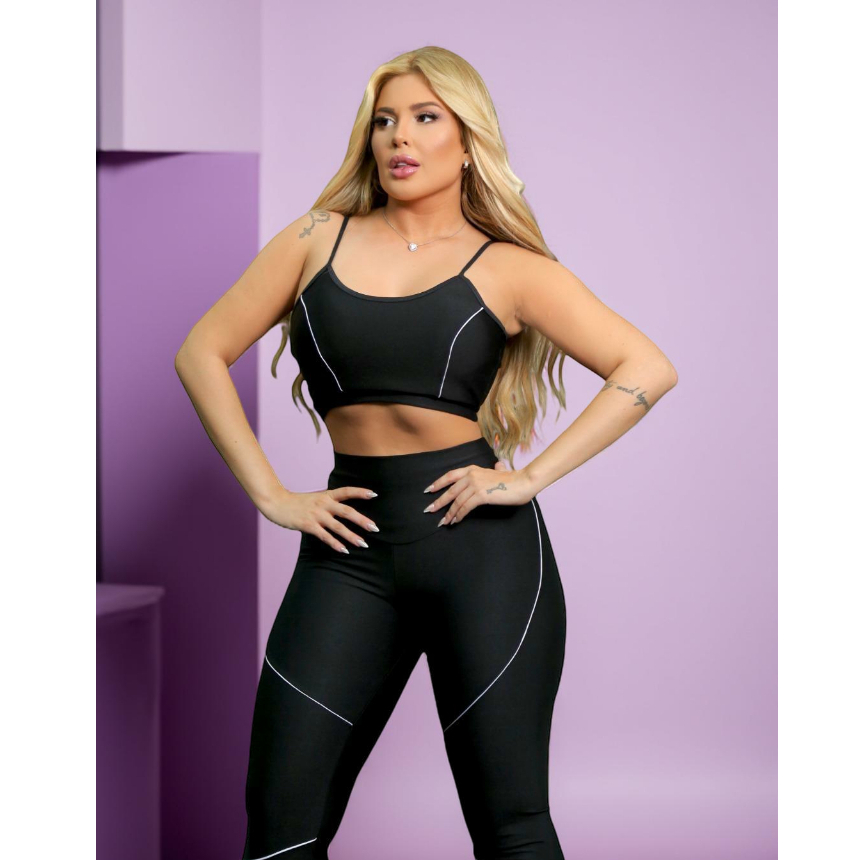 Conjunto Feminino Para Academia | Design Moderno Com Bastante Elastano e Sem Transparência