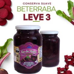 Kit 3 Beterraba Em Conserva Suave 300g Rio Do Morro