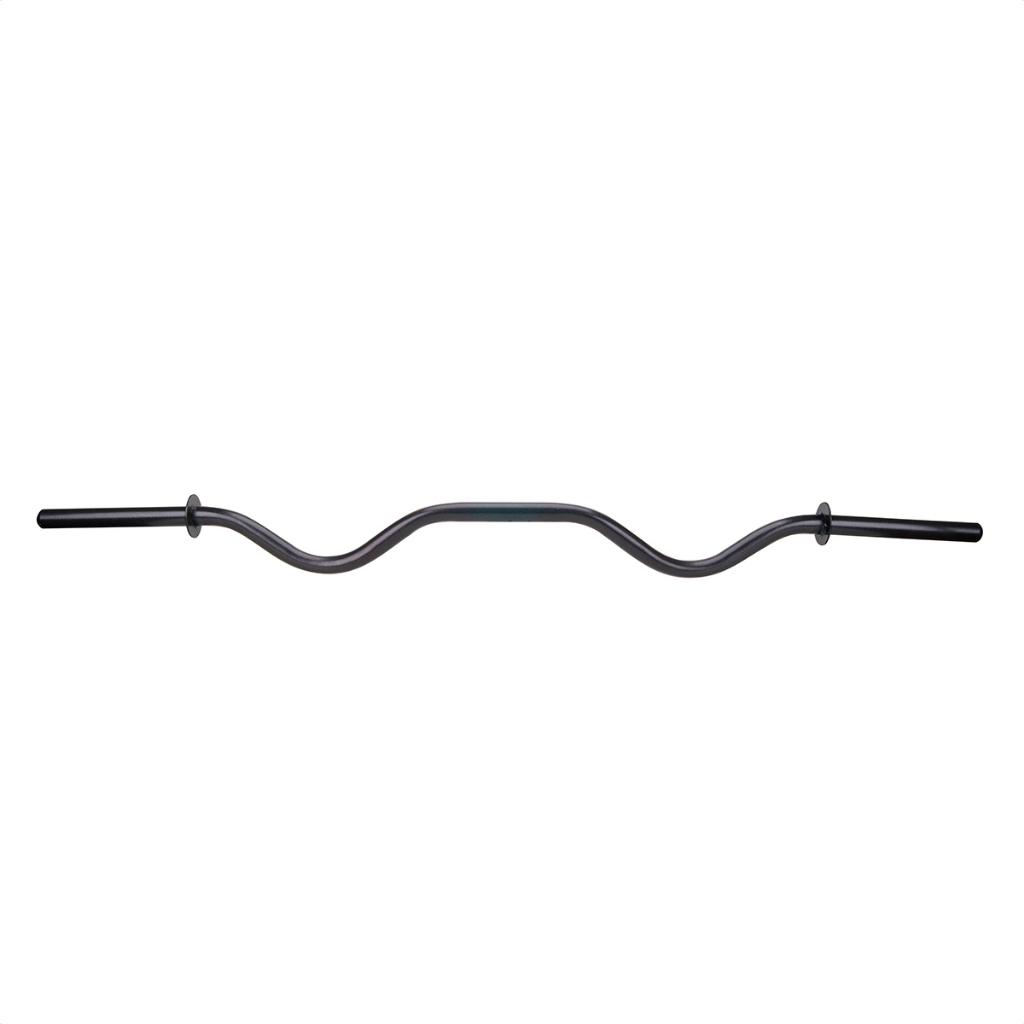 Barra W Musculação 120 Cm Academia Presilhas Exercício