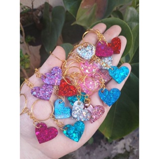 kit de mini chaveiros de coração feitos em resina 10,20,30 unidades mimos e lembrancinhas em Oferta na Shopee