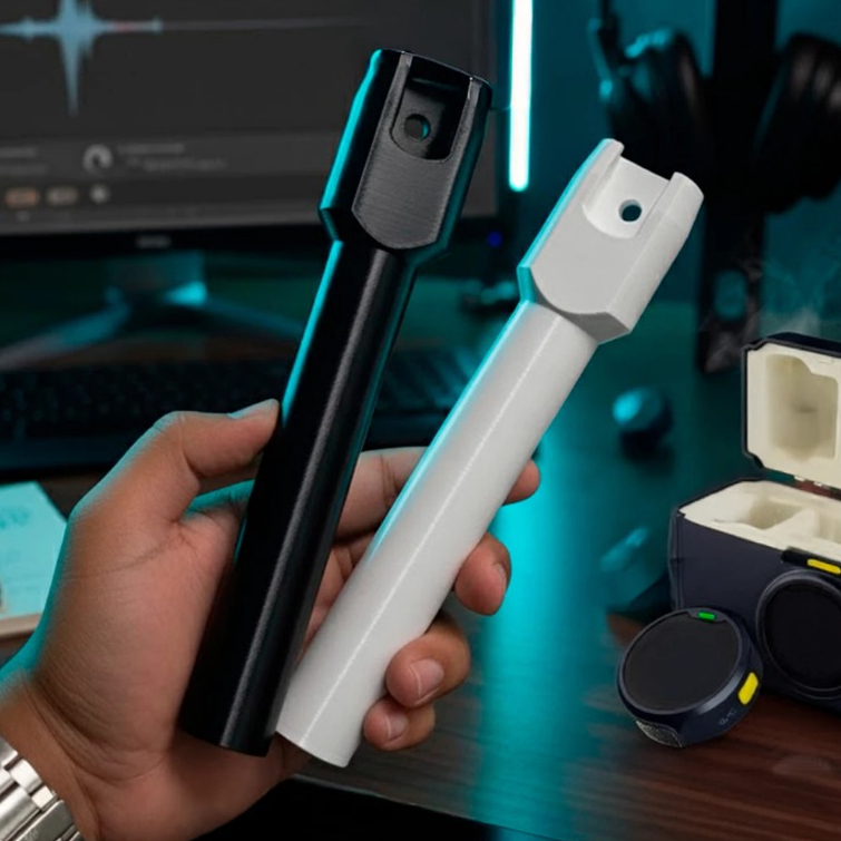 Bastão Suporte para Microfone Lapela Lark M2 Adaptador De Mão