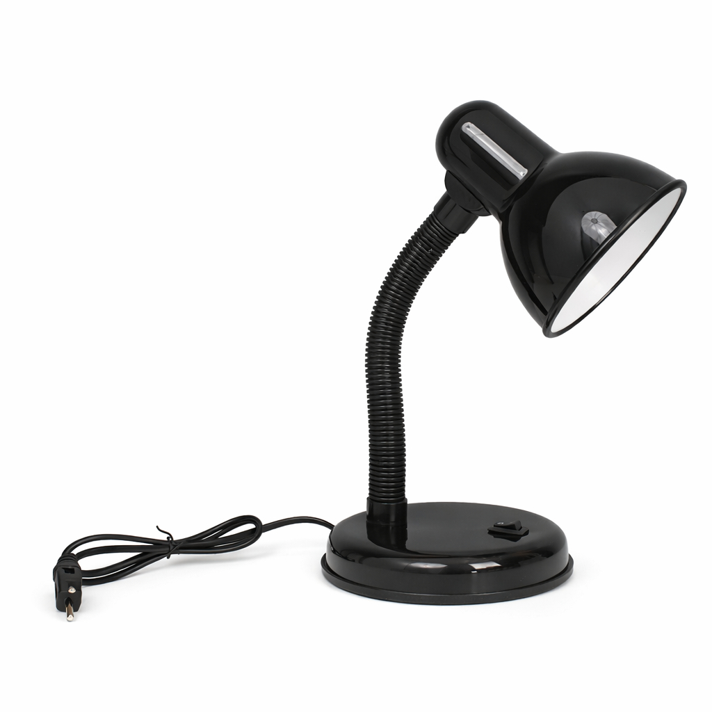 Luminária Articulável de Mesa Estudo Escritório Abajur LED Bocal E27 30cm