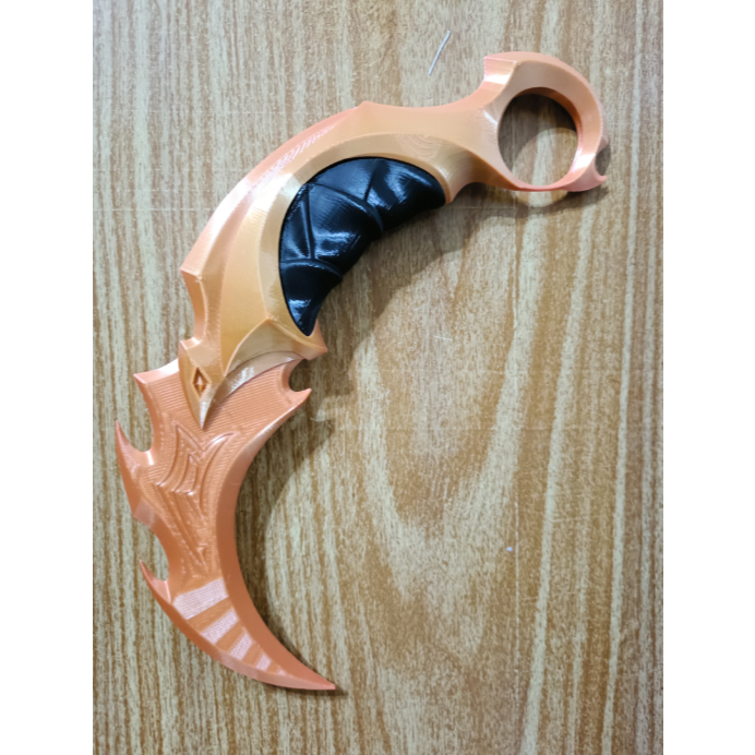 VALORANT Karambit Reaver gamer FPS jogos imediato EXCLUSIVO CS knife decoração setup