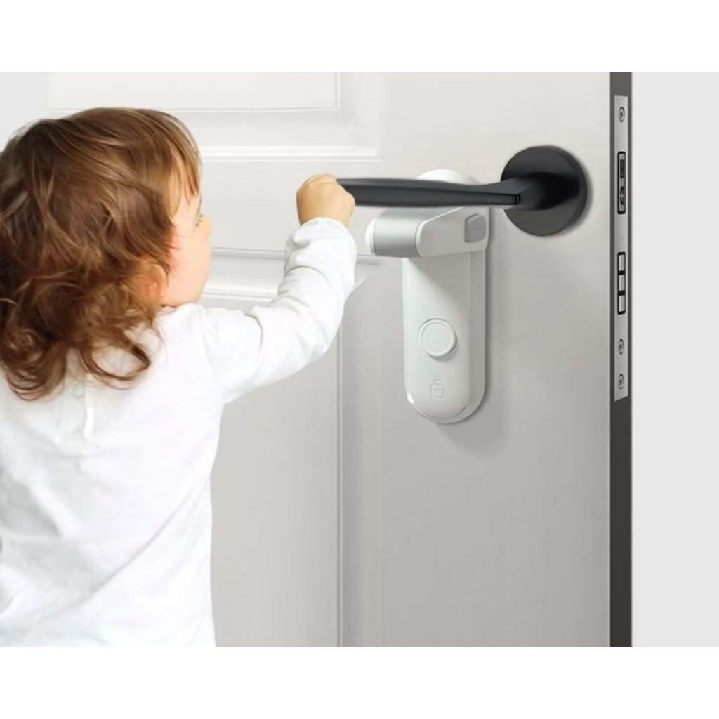 Trava De Segurança ABS Universal Para Bebês Crianças Animais De Estimação Dispositivo De Proteção Da Maçaneta Anti-Abert