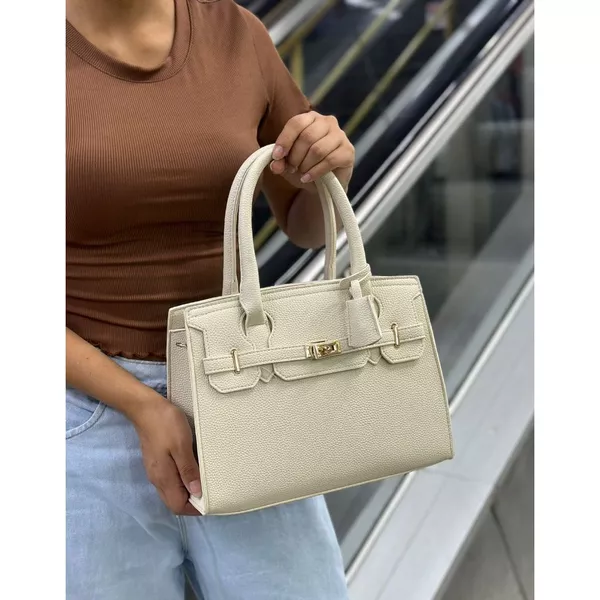 👜 Bolsa Feminina Elegante Modelo Clássico Luxo - Estruturada de Mão e Ombro