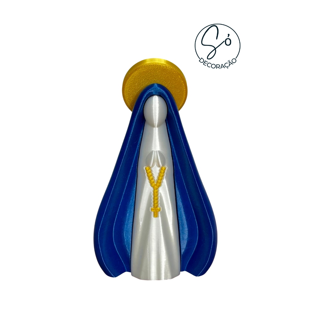 NOSSA SENHORA APARECIDA PREMIUM presente de batizado casamento religioso, padrinhos | Decoração | Santinha ENVIO RAPIDO