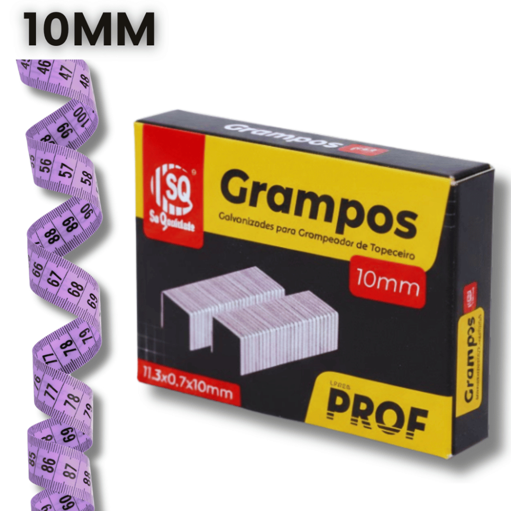 Caixas De Grampos 10mm Galvanizado Profissional para Tapeceiro