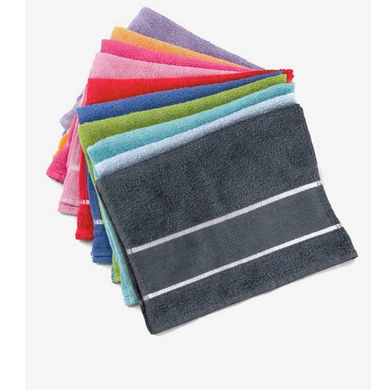 Kit 5 Toalhas Lavabo para Bordar 100% Algodão Ponto Cruz Artesanato 28x48 cm