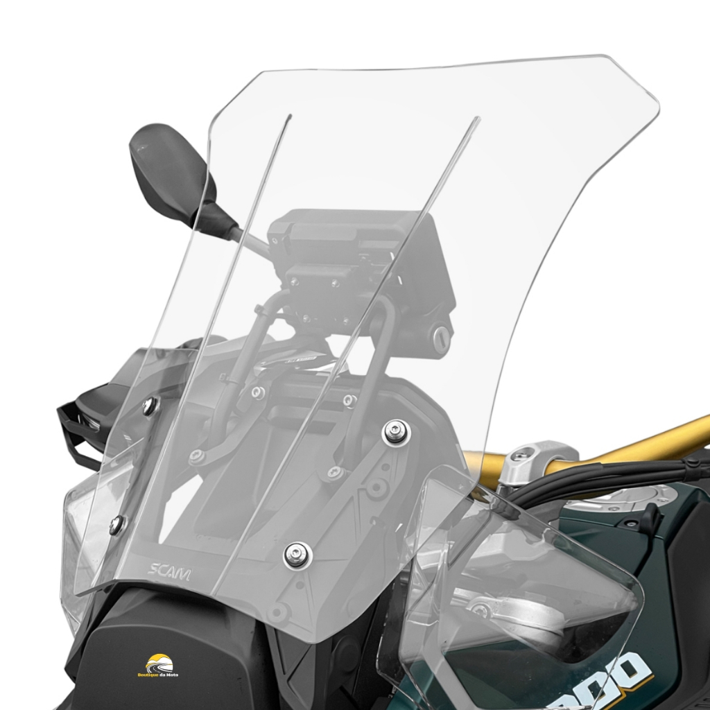 Bolha R 1300 Gs Scam Para-brisa Policarbonato Bmw R-1300 Gs 2024 Em Diante