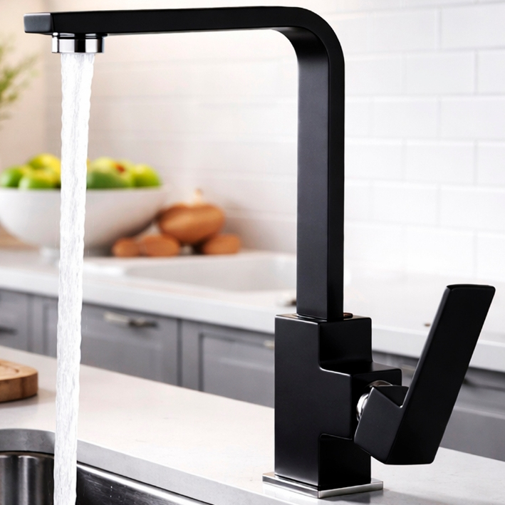 Torneira Gourmet Cozinha Monocomando Misturador Dourada Preta Prata Aço Inox Luxo Dourado Escovado em Oferta na Shopee