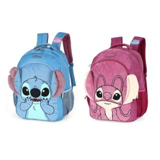 Mochila De Costas Stitch Peluciada Com Orelhas Disney em Oferta na Shopee