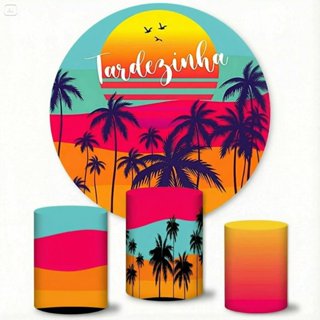 Kit Capa para Painel e cilindros Sublimados Tema Tardezinha em Oferta na Shopee