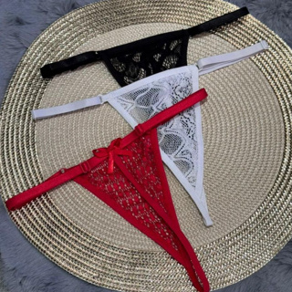 KIT com 2 Calcinhas fio Renda Tira com regulagem em Oferta na Shopee