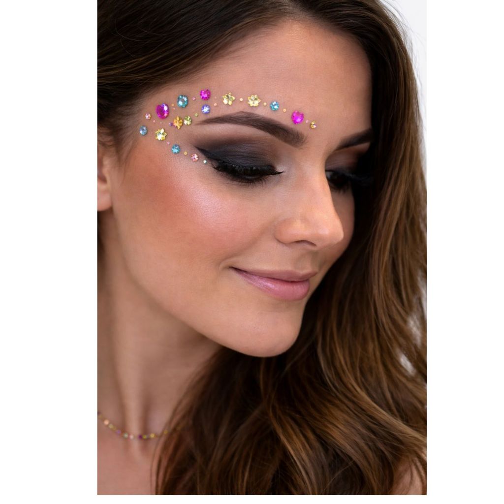 Adesivo Glitter Pedra Rosto Corpo Maquiagem Carnaval Festa