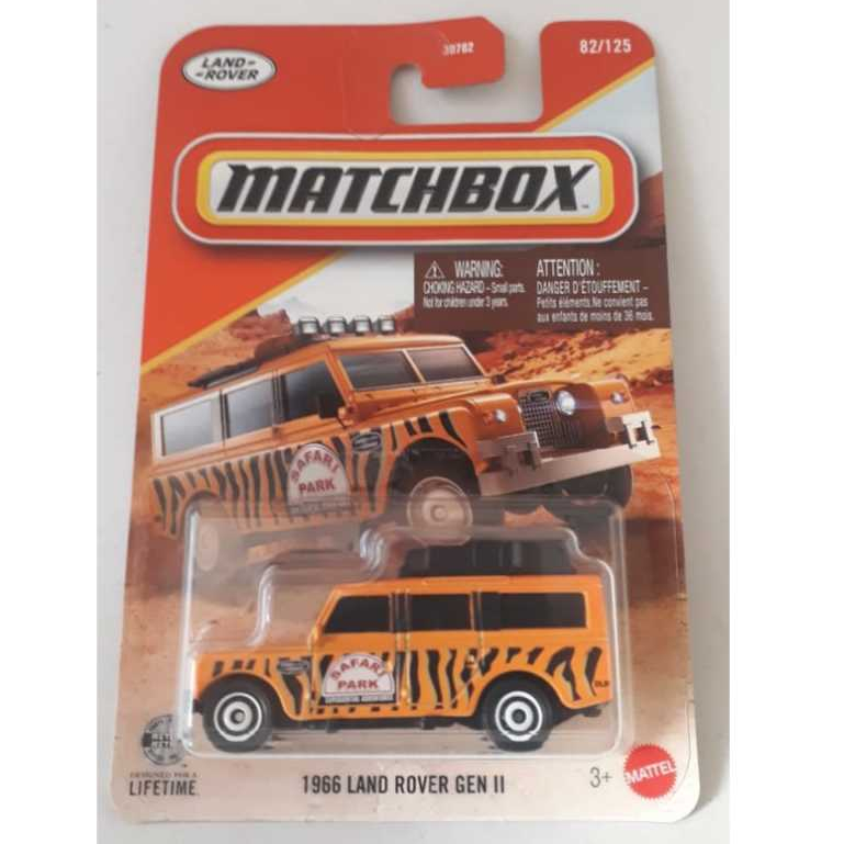 1966 Land Rover Gen II - 2026 - Laranja - Matchbox - Mattel - Lote A - Miniatura