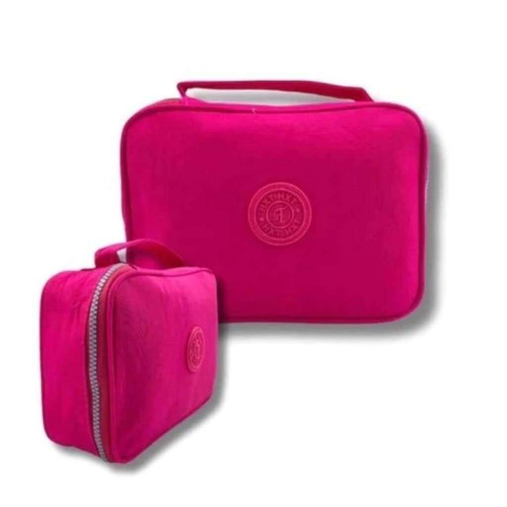 Estojo Escolar Feminino/ Masculino Box Juvenil Martelasse Organizador Grande Jumbo Box 11 elásticos--QingTian