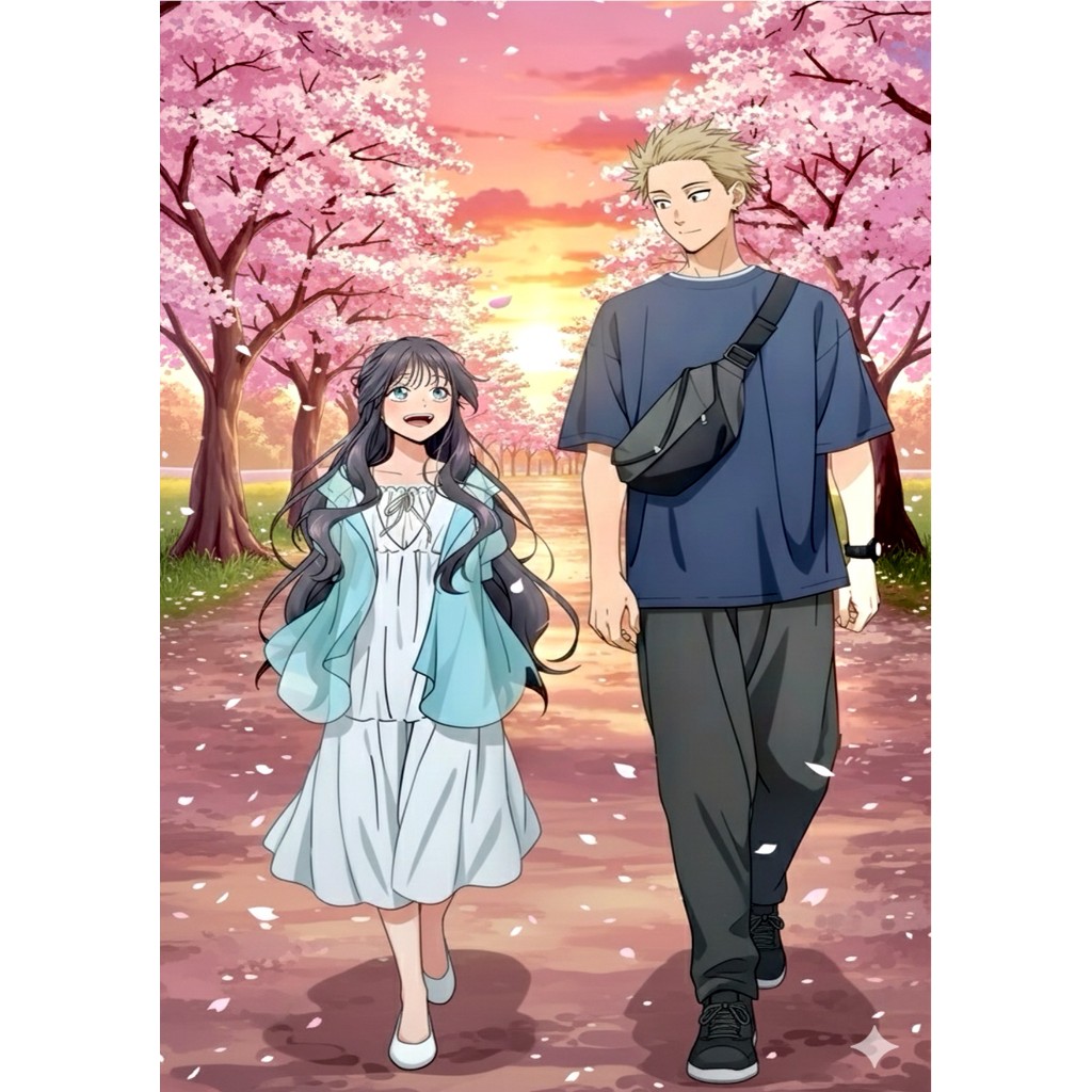 Caderno Personalizado Universitário de 1 Matéria Anime THE FRAGRANT FLOWER BLOOMS