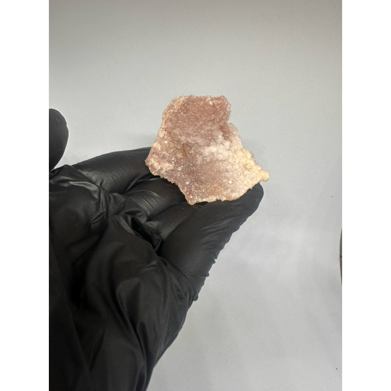 Ametista Rosa e Cristal - Pedra Para Coleção - Peça Rara e Única - C06
