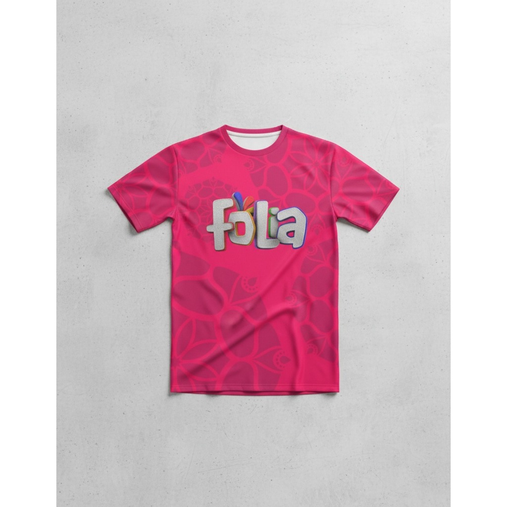 Camisa Folia Camiseta Carnaval 2026 Abada Confete Escola de Samba Traje Salvador Bahia