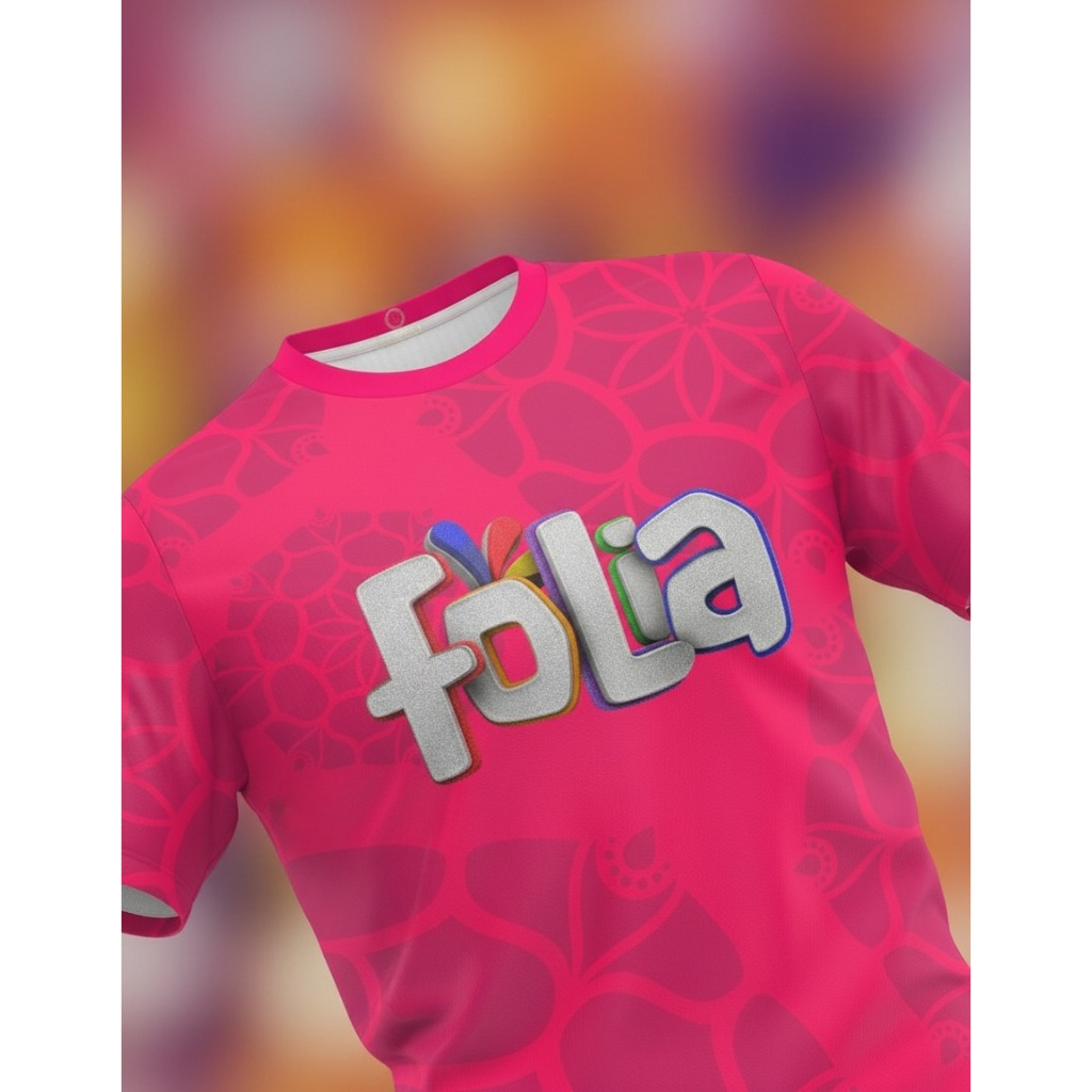 Camiseta Folia Camisa Carnaval Abada Escola de Samba Bahia Salvador Confete Mascara