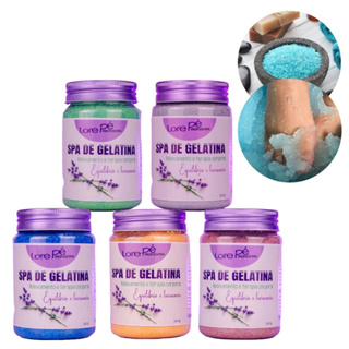 Lore Pé Spa de Gelatina 1 Pote 250g Original Spa dos Pés e das Maos em Oferta na Shopee